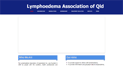 Desktop Screenshot of lymphqld.org
